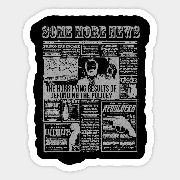 SOME MORE NEWS - NEWSPAPER Sticker by HelloDisco